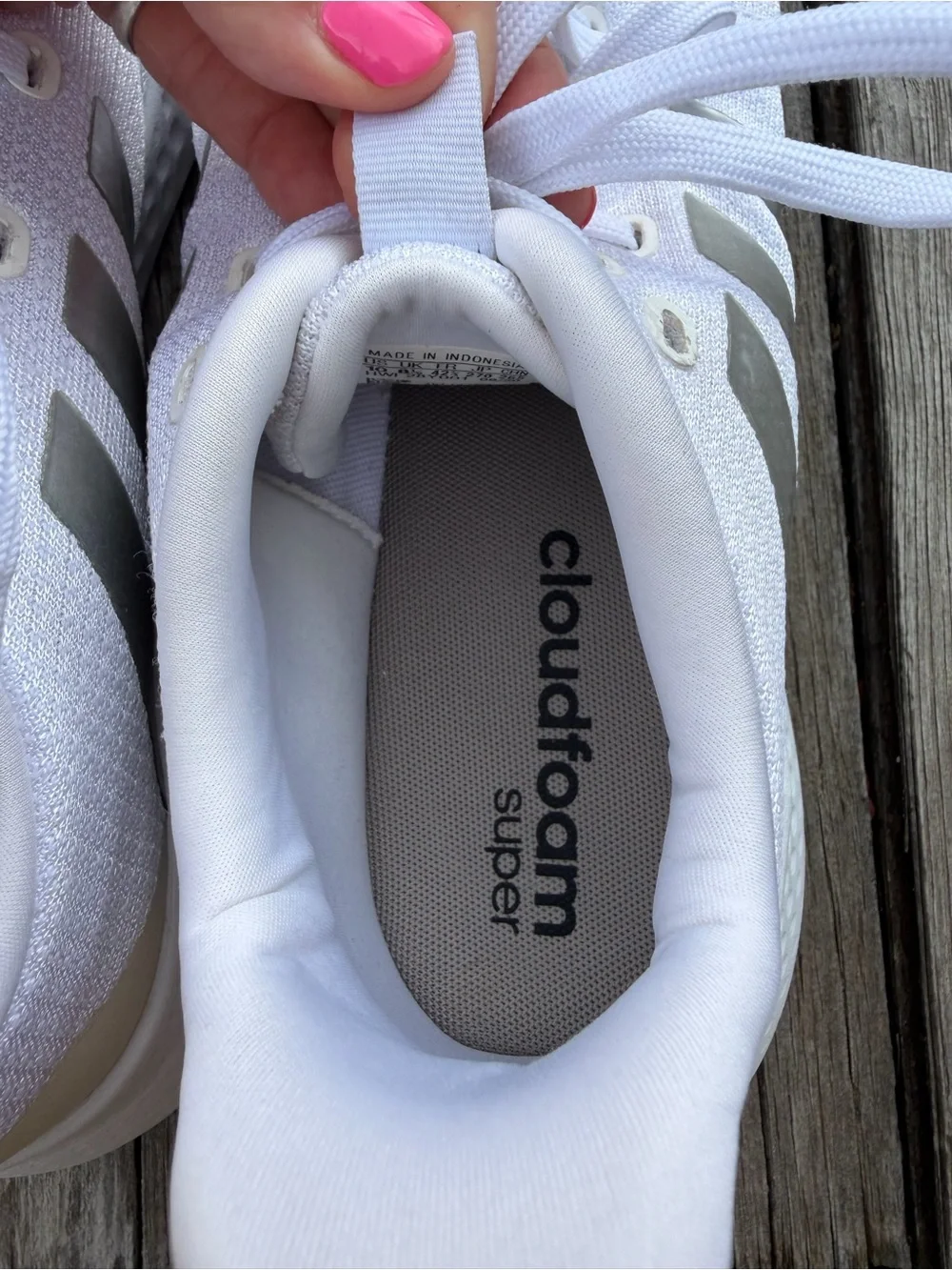 adidas White Women's Sneakers - Picture 10 of 11